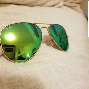 Ray-ban Aviator Green flash lense